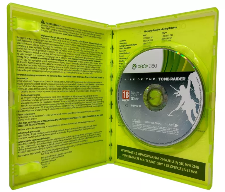 GRA NA XBOX360 RISE OF THE TOMB RAIDER PL