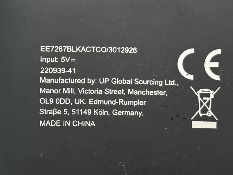 GŁOŚNIK PRZENOŚNY PULSAR FABRIC POCKET EE7267 CZARNY 5W
