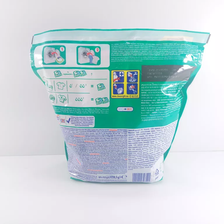 ARIEL ALL-IN-1 PODS COLOR KAPSUŁKI DO PRANIA KOLORÓW 63SZT #ZAPAKOWANE