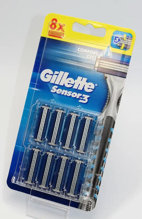 WYMIENNE WKŁADY OSTRZA DO MASZYNKI GILLETTE SENSOR3 8SZT.
