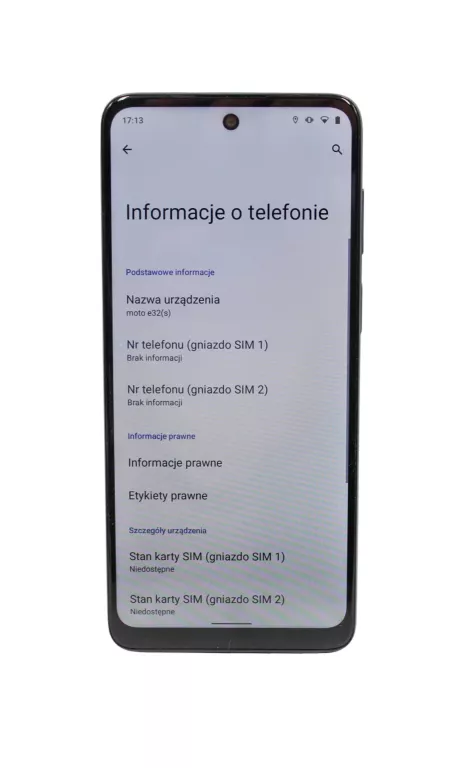TELEFON SMARTFON MOTOROLA MOTO E32S 32GB/3GB