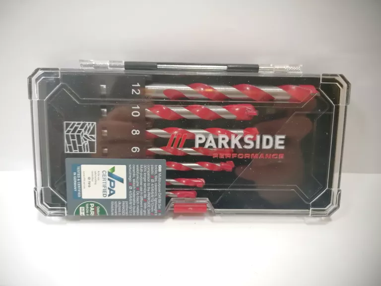 PARKSIDE PERFORMANCE ZESTAW WIERTEŁ