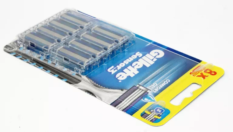 WYMIENNE WKŁADY OSTRZA DO MASZYNKI GILLETTE SENSOR3 8SZT.