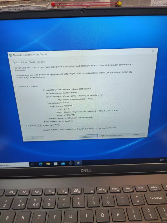 LAPTOP DELL LATIUDE 5502 15,6 I5-1135G7 WIN 10 PRO