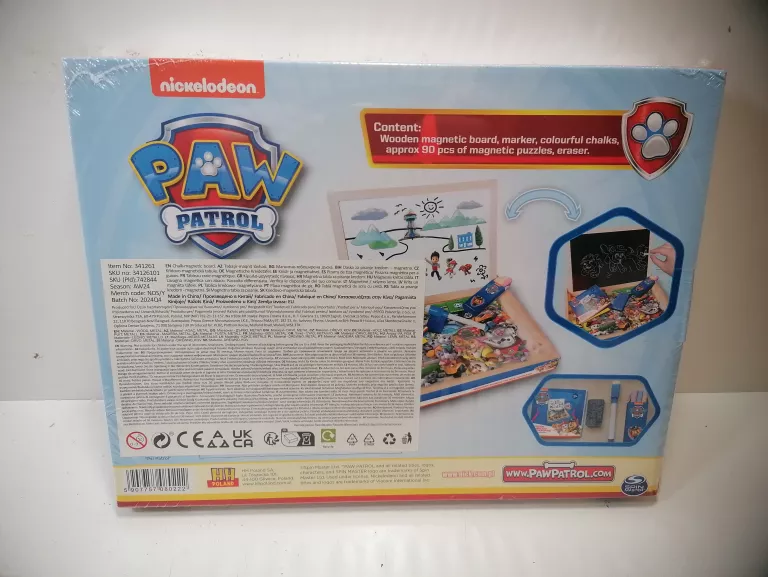 PAW PATROL WOODEN MAGNETIC 90