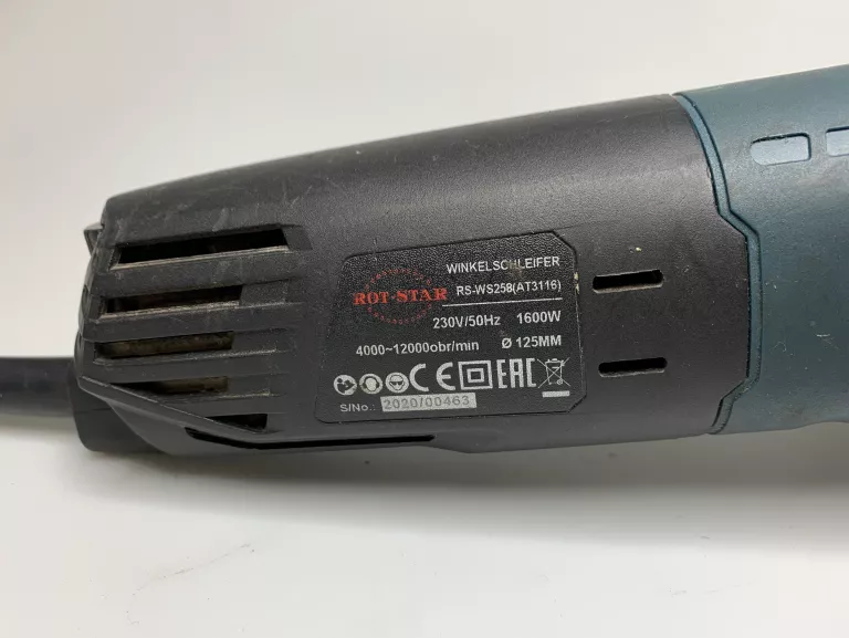 SZLIFIERKA KĄTOWA ROT-STAR RS-WS258 1600W