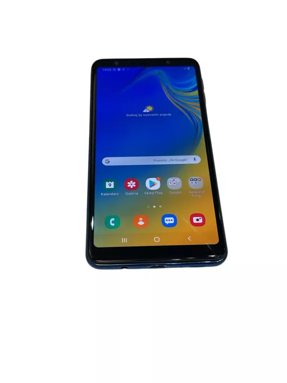 SMARTFON SAMSUNG GALAXY A7 4 GB / 64 GB 4G (LTE) NIEBIESKI PĘKNIĘTY
