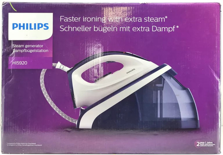 ŻELAZKO Z GENERATOREM PARY PHILIPS HI5920