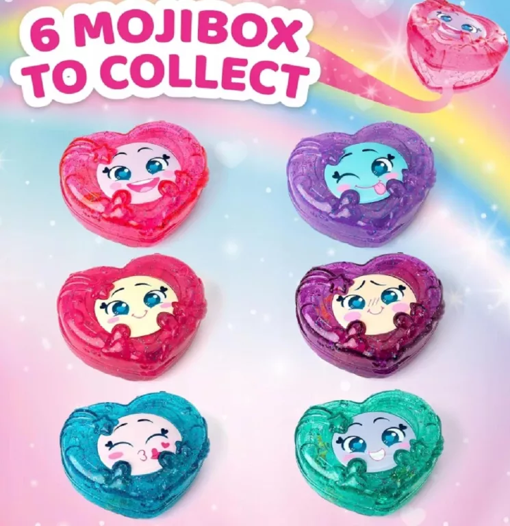 MOJIPOPS SERDUSZKO Z FIGURKAMI NIESPODZIANKA MOJIBOX SERIA RAINBOW MIX