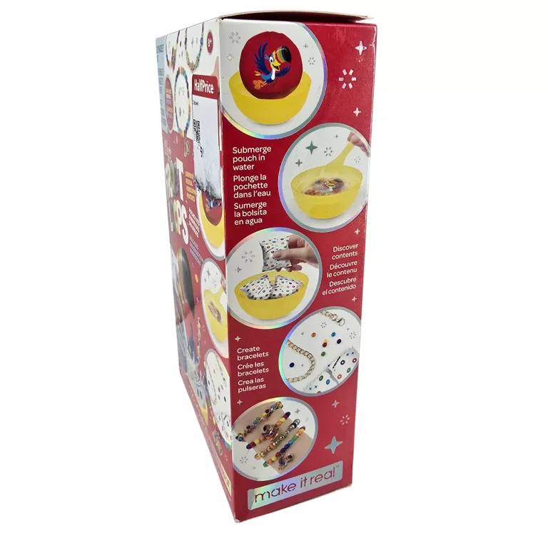 MAKE IT REAL ZESTAW BRANSOLETEK KELLOGG'S FROOT LOOPS ZABAWKA KREATYWNA