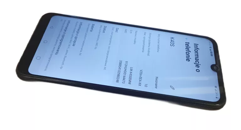 LG K40S