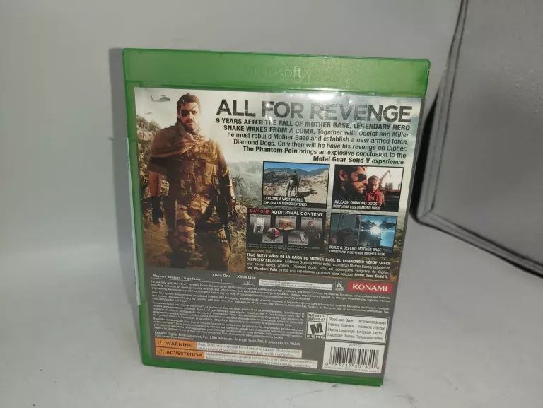 METAL GEAR SOLID V THE PHANTOM PAIN MICROSOFT XBOX ONE