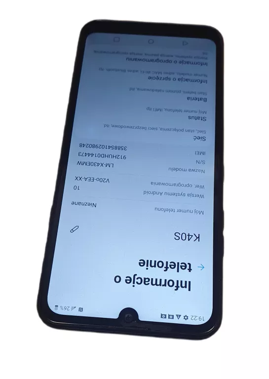 LG K40S