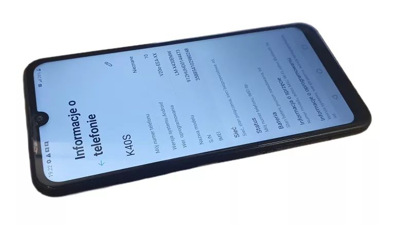 LG K40S