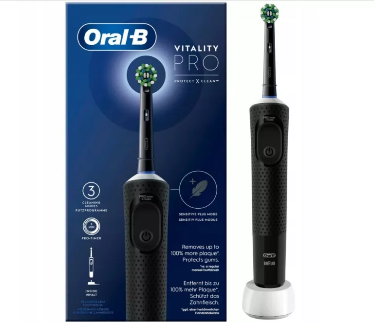 SZCZOTECZKA ELEKTRYCZNA ORAL-B VITALITY PRO CZARNA