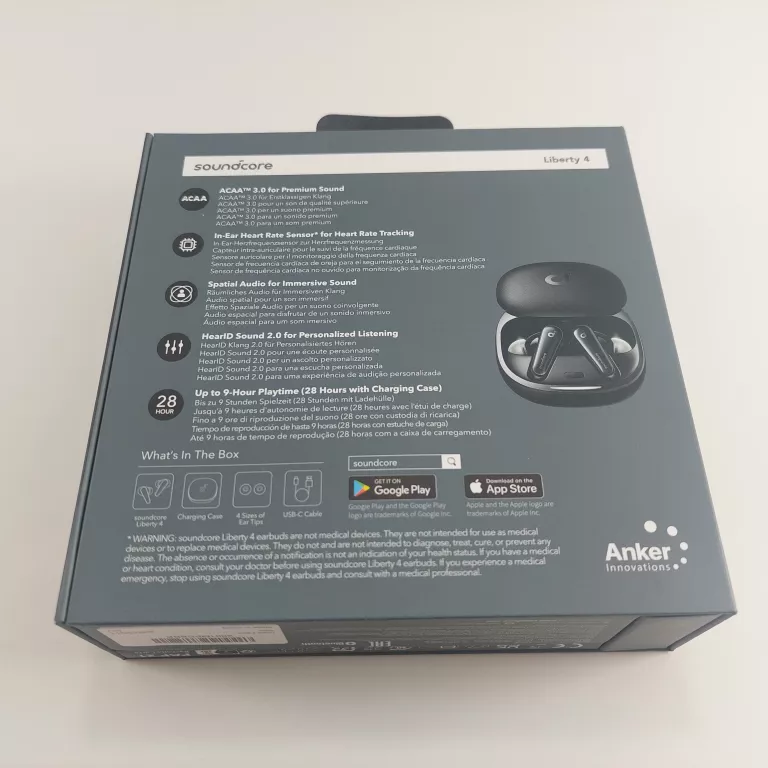 SŁUCHAWKI SOUNDCORE LIBERTY 4 PUDELKO