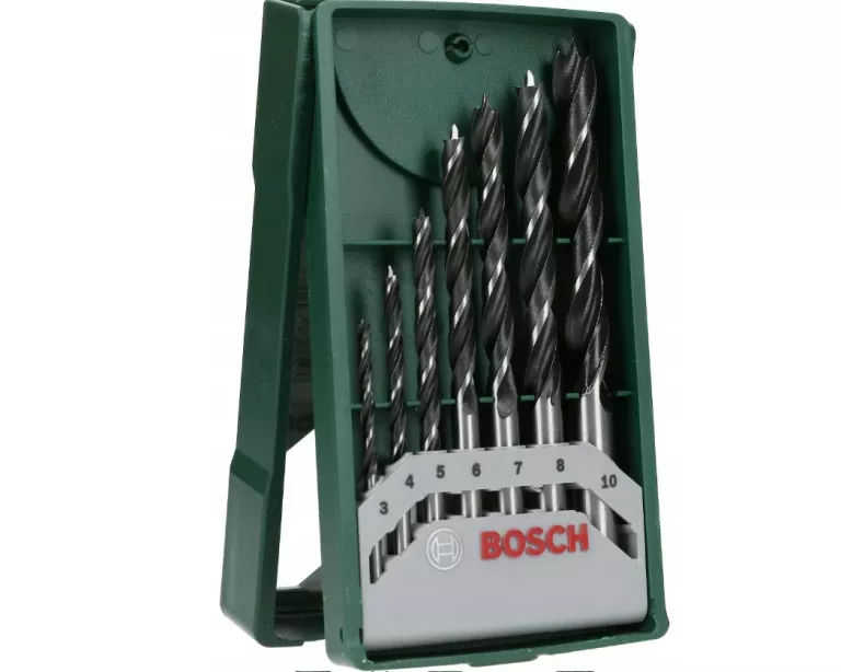 WIERTŁA DO DREWNA BOSCH 2607019580, 7 SZTUK, SPIRA