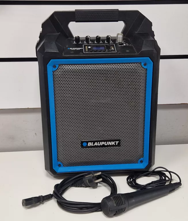 GŁOSNIK PRZENOŚNY BLAUPUNKT MB06 + ZASILACZ+ MIKROFON
