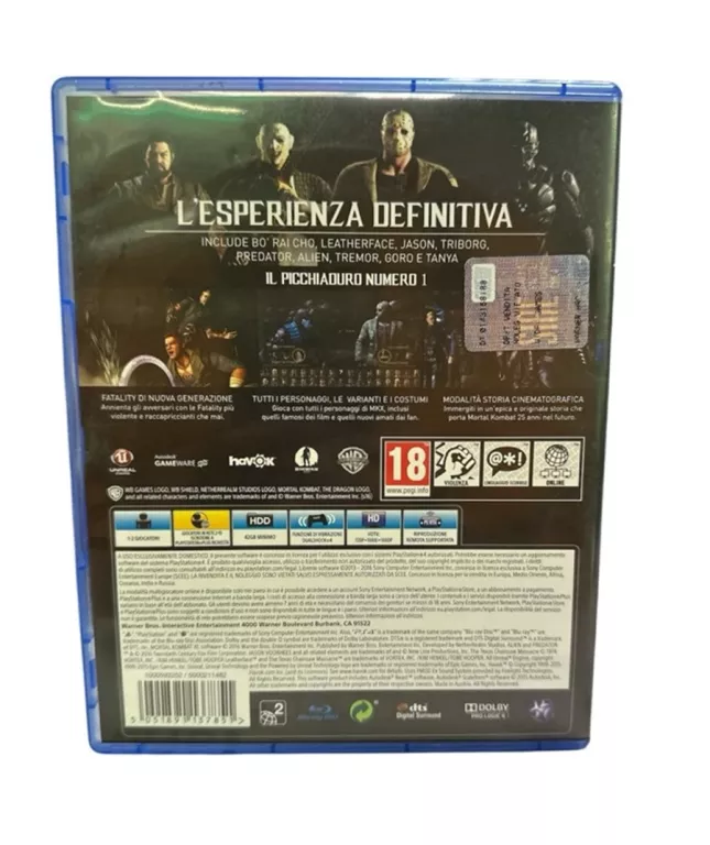 GRA NA PLAYSTATION 4 MORTAL KOMBAT XL