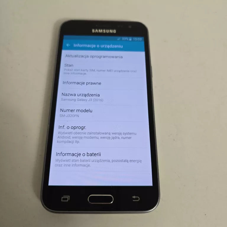 TELEFON SAMSUNG GALAXY J3 2016