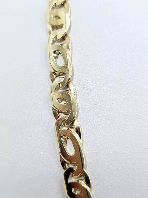 ZŁOTY ŁAŃCUSZEK 585 63,93G DŁ:61CM SZER: 8,5MM