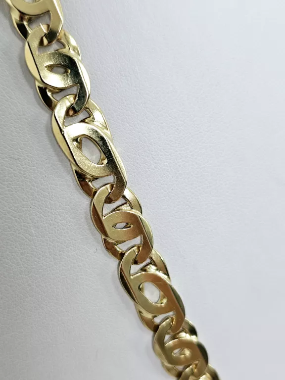 ZŁOTY ŁAŃCUSZEK 585 63,93G DŁ:61CM SZER: 8,5MM