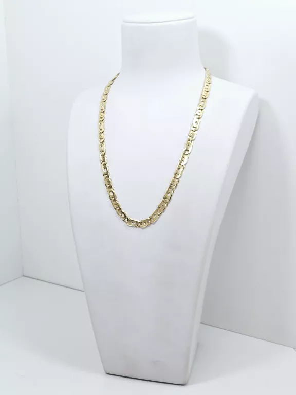 ZŁOTY ŁAŃCUSZEK 585 63,93G DŁ:61CM SZER: 8,5MM