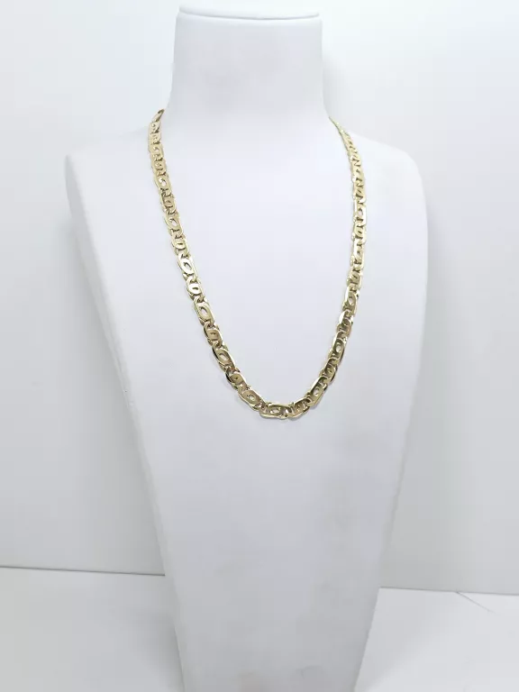 ZŁOTY ŁAŃCUSZEK 585 63,93G DŁ:61CM SZER: 8,5MM