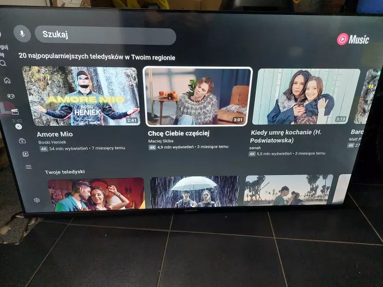 TELEWIZOR MANTA 50LU123E KOMPLET