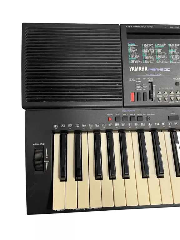 YAMAHA PSR-500 - KEYBOARD