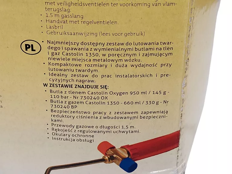 MIKRO ZESTAW DO SPAWANIA GAZOWEGO CASTOLIN 2000FLEX