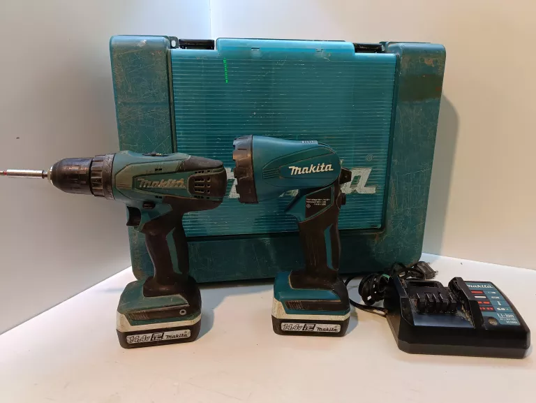 WKRĘTARKA - MAKITA DF347D + LATARKA + 2 AKU.+ ŁADOWARKA + WALIZKA