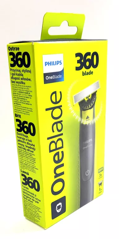 GOLARKA MASZYNKA DO BRODY I ZAROSTU PHILIPS ONEBLADE 360 QP2724/23