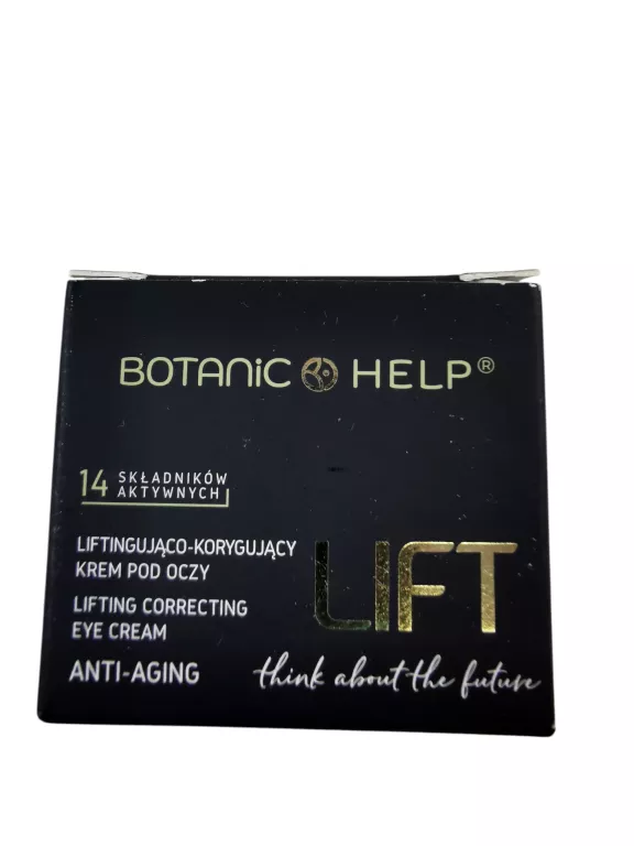 BOTANIC HELP LIFT KREM POD OCZY LIFTINGUJĄCO-KORYGUJĄCY 15 ML