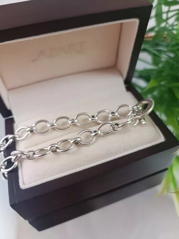 ŚLICZNA SREBRBA BRANSOLETKA 13,49 G 925