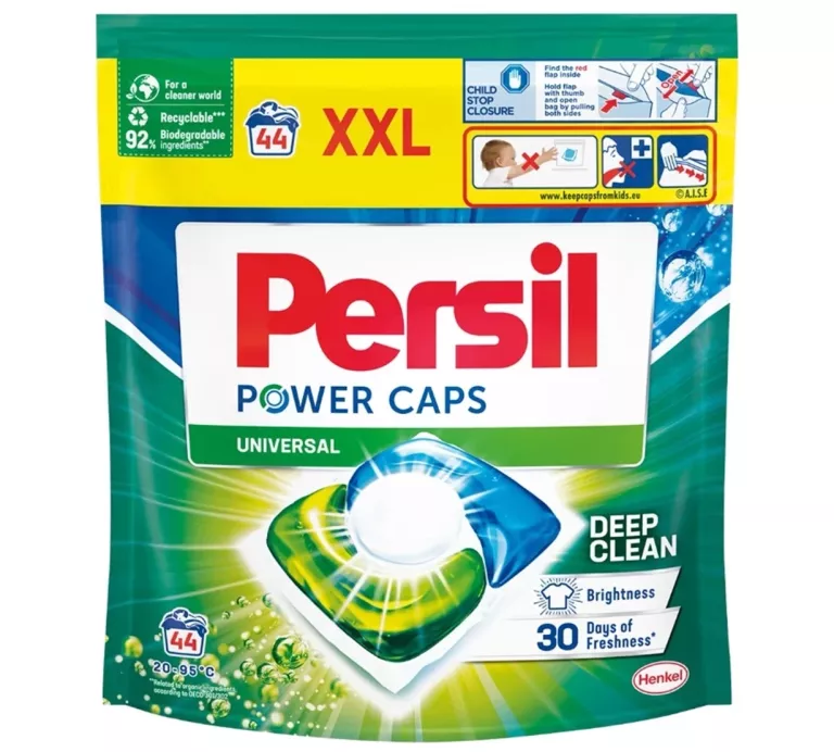 KAPSUŁKI DO PRANIA PERSIL POWER CAPS UNIVERSAL 44SZT 9000101804416