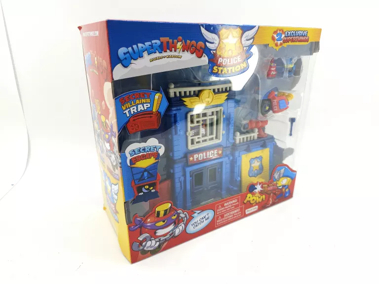 SUPER ZINGS POSTERUNEK POLICJI + 2 FIGURKI +POJAZD