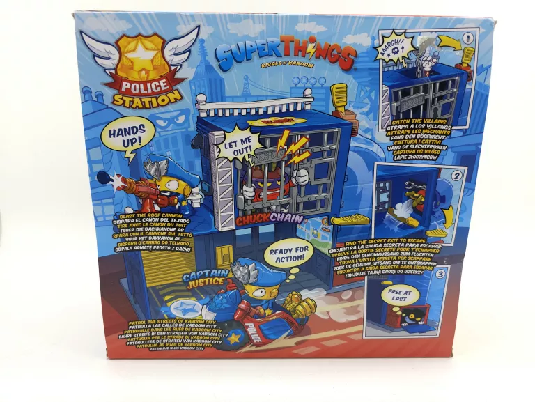 SUPER ZINGS POSTERUNEK POLICJI + 2 FIGURKI +POJAZD
