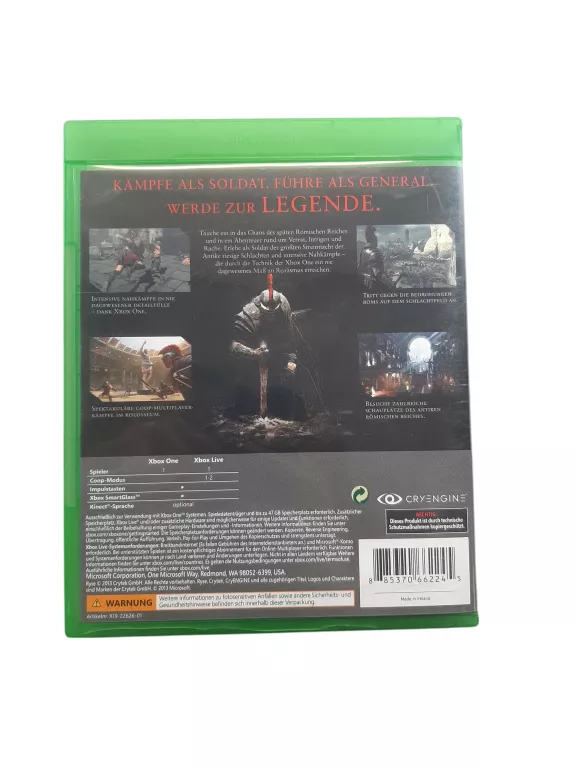 GRA NA XBOX ONE RYSE SON OF ROME