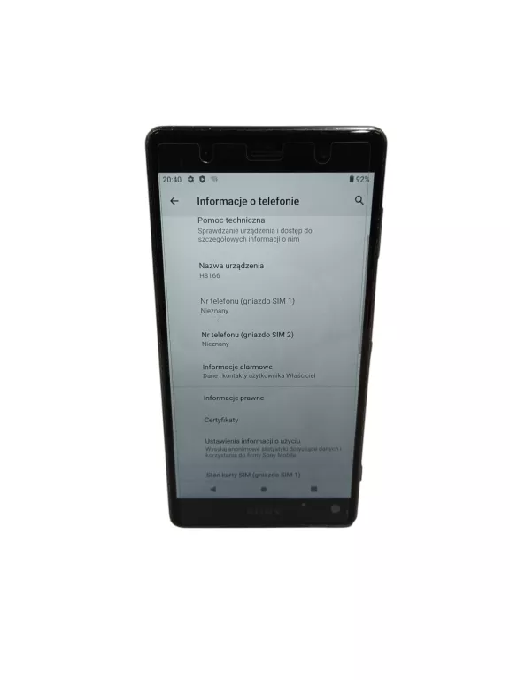 TELEFON SONY XPERIA XZ2 H8166