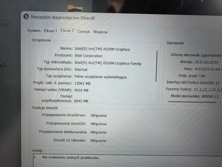 LAPTOP LENOVO LOQ 15IAX9I 512/16GB ! GWARANCJA !