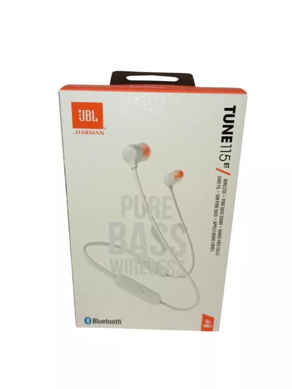 SŁUCHAWKI BEZPRZEWODOWE JBL TUNE 115 BT WHITE