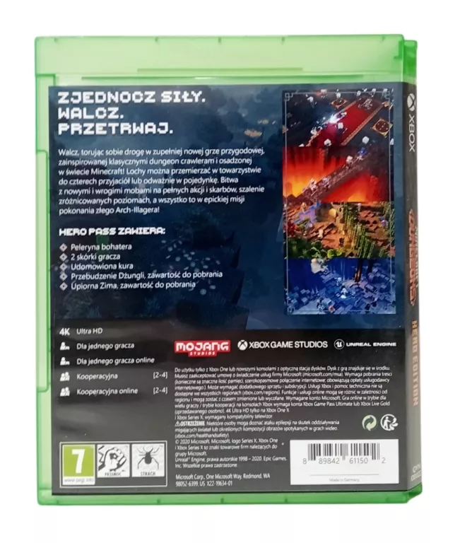 GRA MINECRAFT DUNGEONS HERO EDITION XBOX ONE