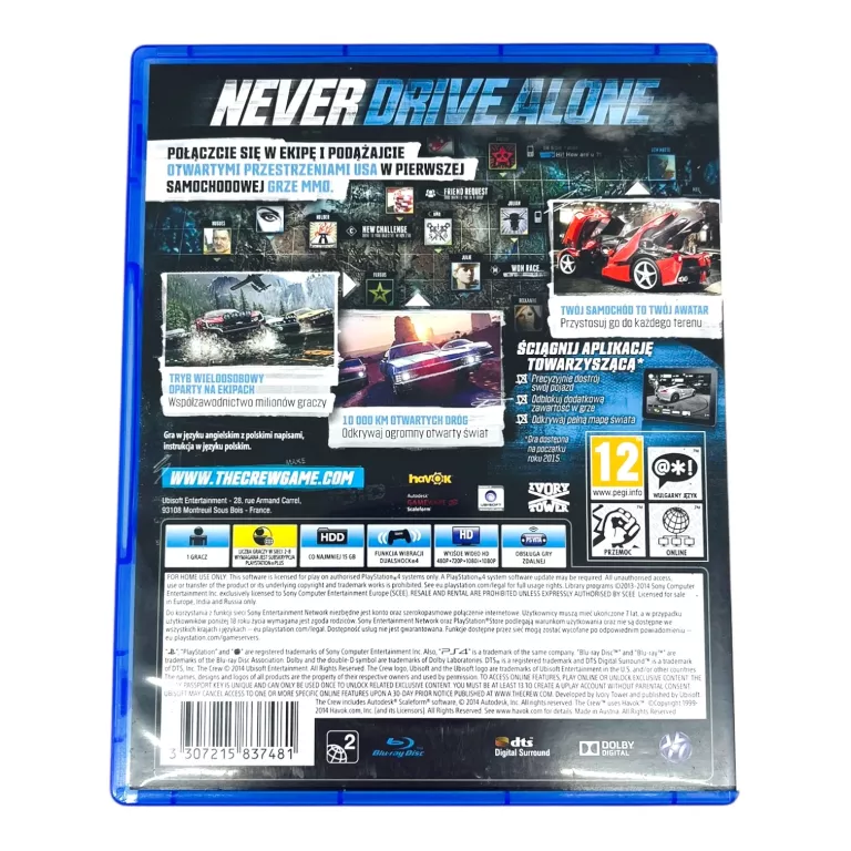 GRA PS4 THE CREW