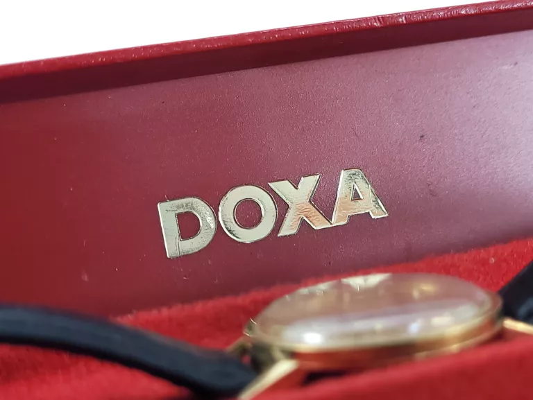 ZEGAREK DAMSKI DOXA MECHANICZNY POZŁACANY Z PUDEŁKIEM