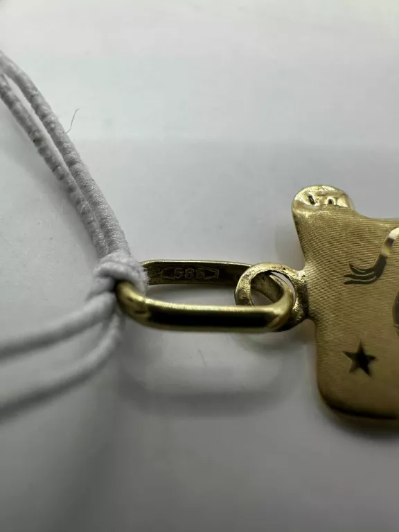 ZŁOTA ZAWIESZKA ZNAK ZODIAKU BYK PR. 585 WAGA: 0,42G