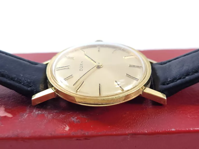 ZEGAREK DAMSKI DOXA MECHANICZNY POZŁACANY Z PUDEŁKIEM