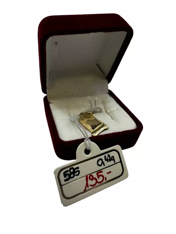 ZŁOTA ZAWIESZKA ZNAK ZODIAKU BYK PR. 585 WAGA: 0,42G