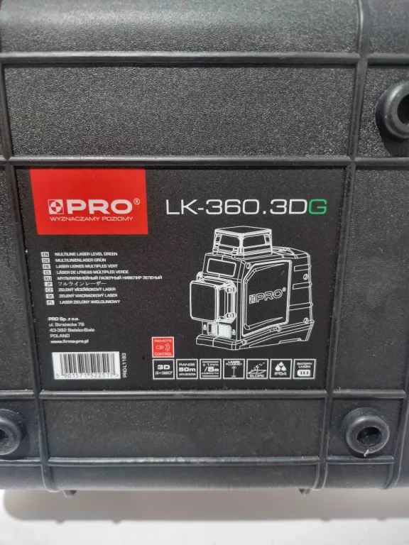 LASER PRO LK 360 3D STAN IDEALNY!!