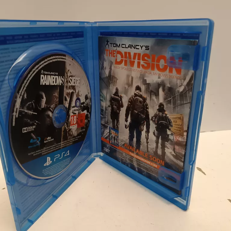 TOM CLANCY'S RAINBOW SIX: SIEGE SONY PLAYSTATION 4 (PS4)